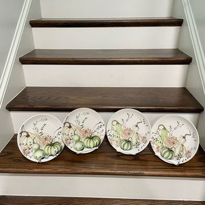 POTTER’S STUDIO 2023 FALL-WATERCOLOR  PUMPKIN / GOURD SIDE DISHES
Set of 4